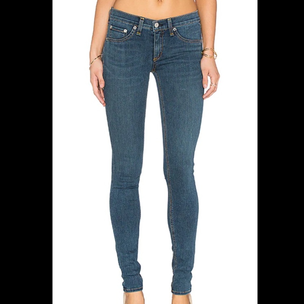 Rag & Bone - Midrise Skinny in Hague (26)